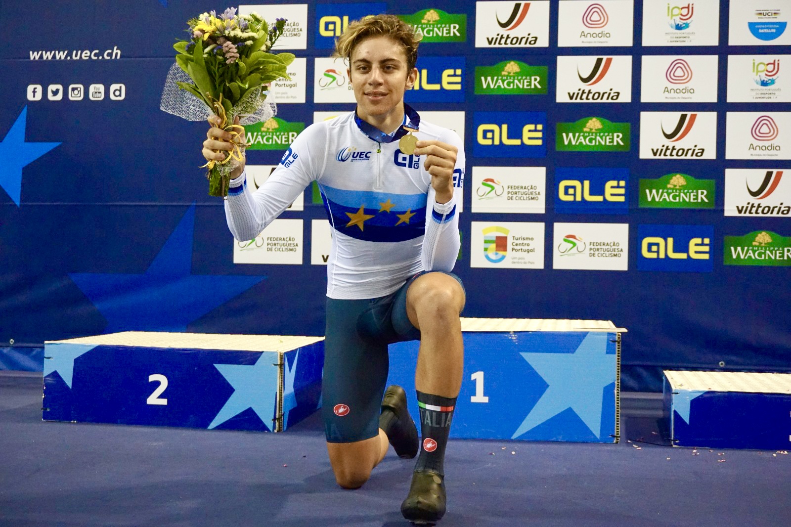Luca Giaimi campione europeo dell’Inseguimento individuale ad Anadia